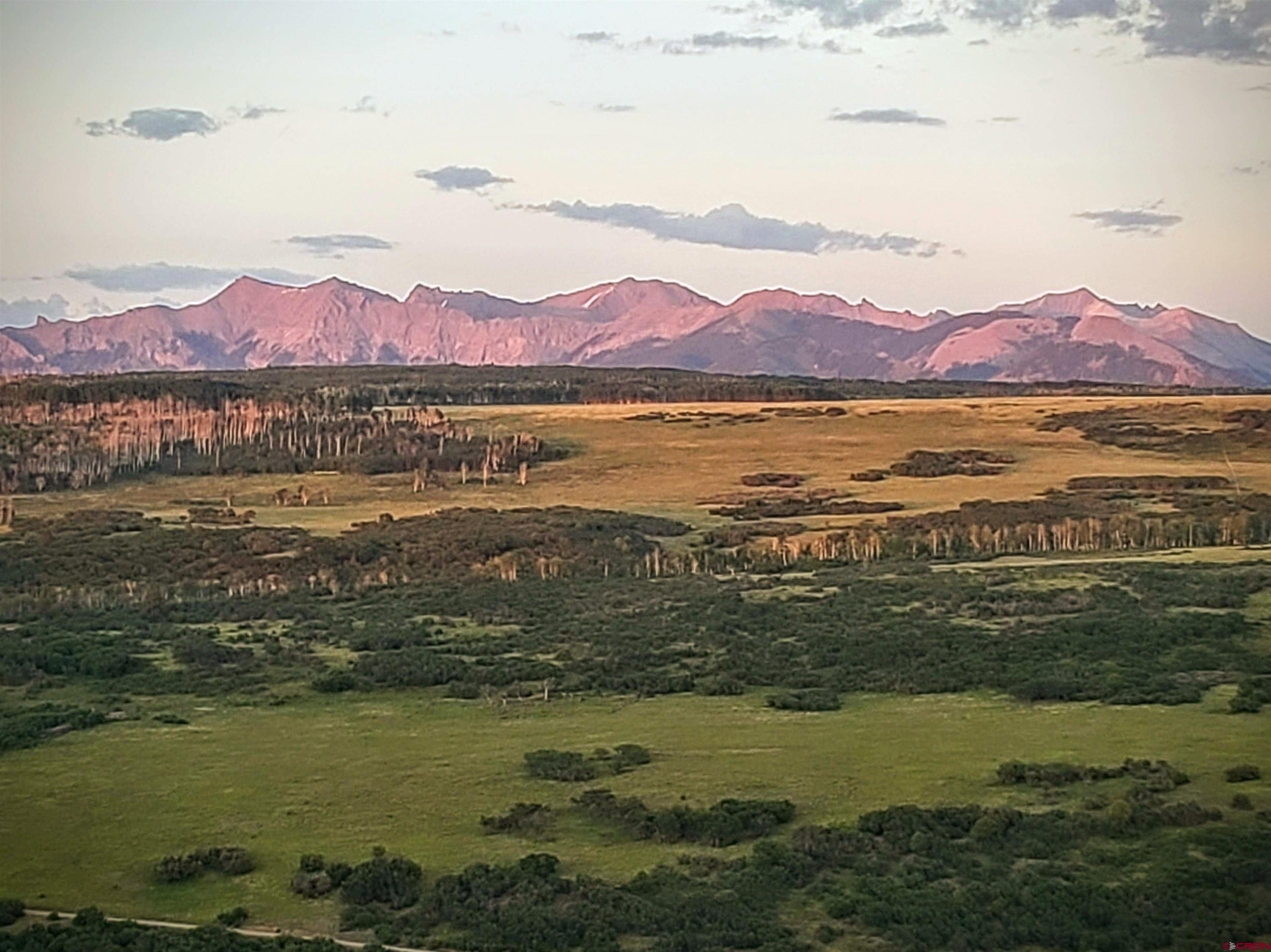 a view of lake and mountain