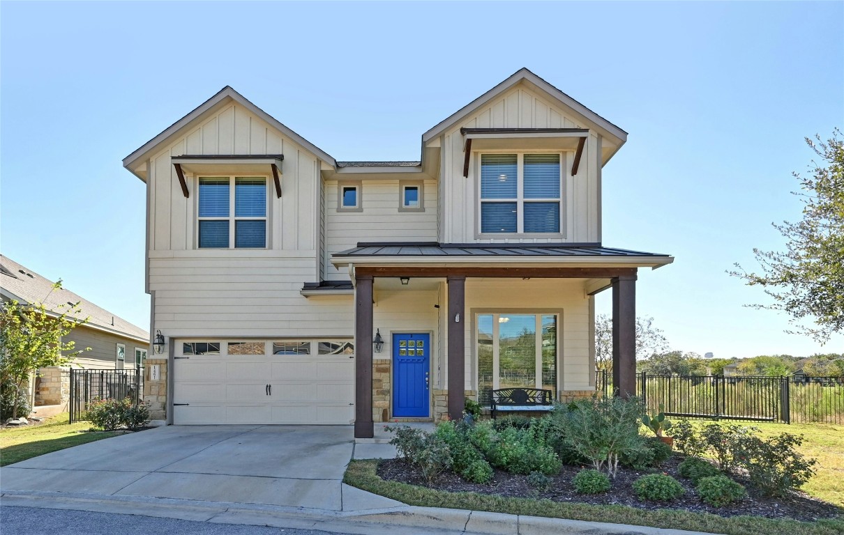 front view of house with a yard