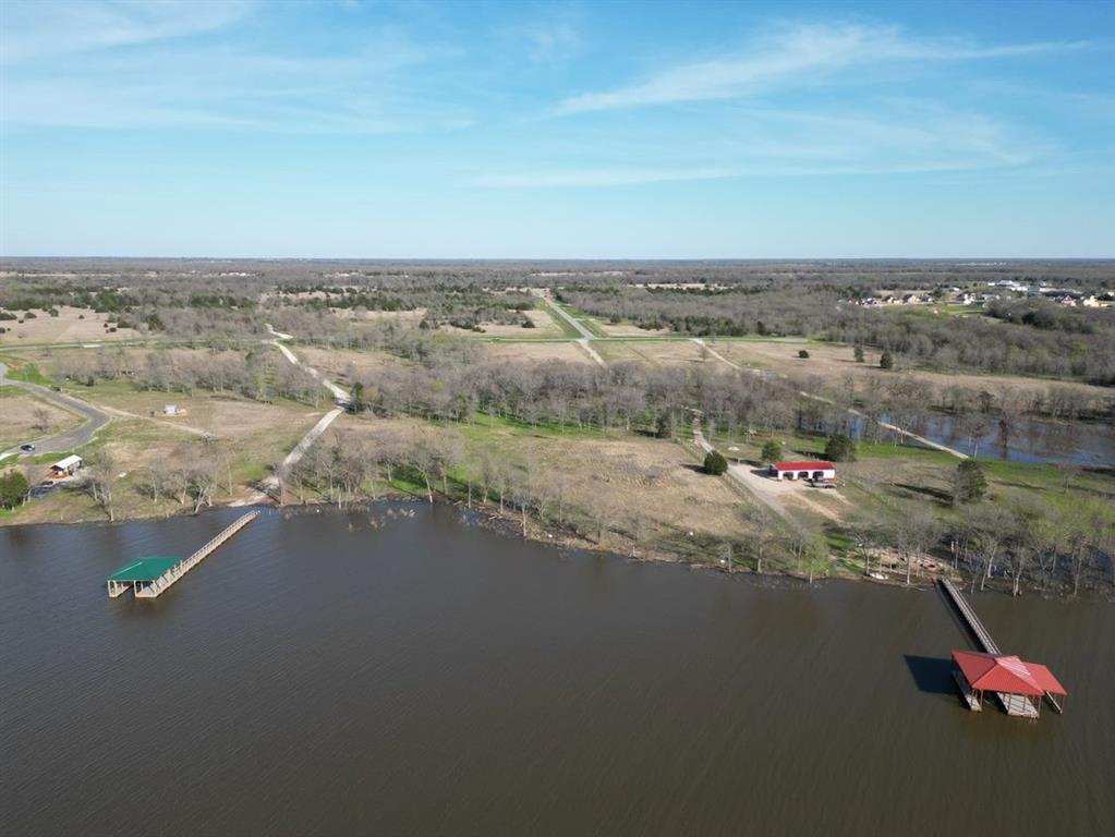 an aerial view of beach and residential houses