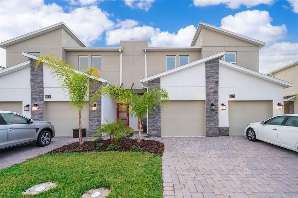 a view of a house with a patio