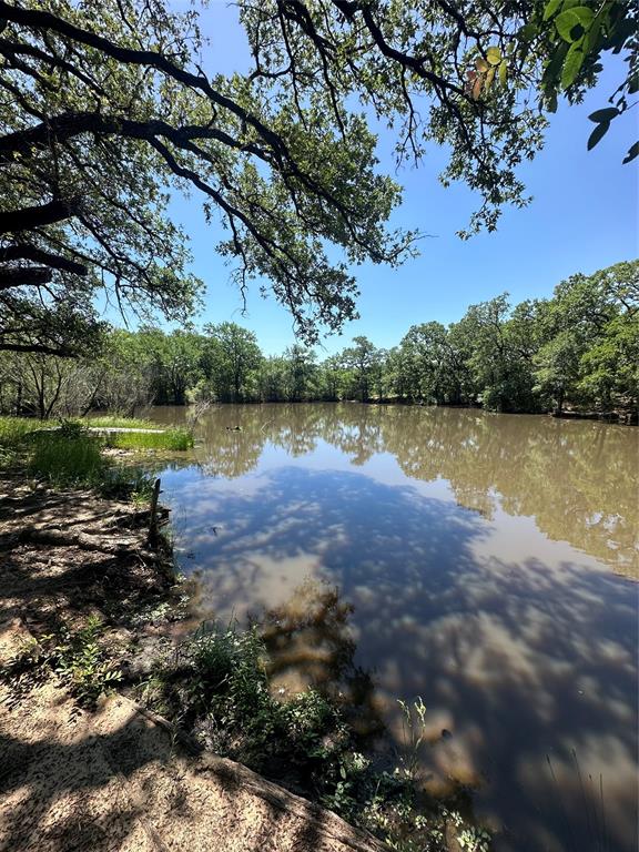 a view of a lake with outside area