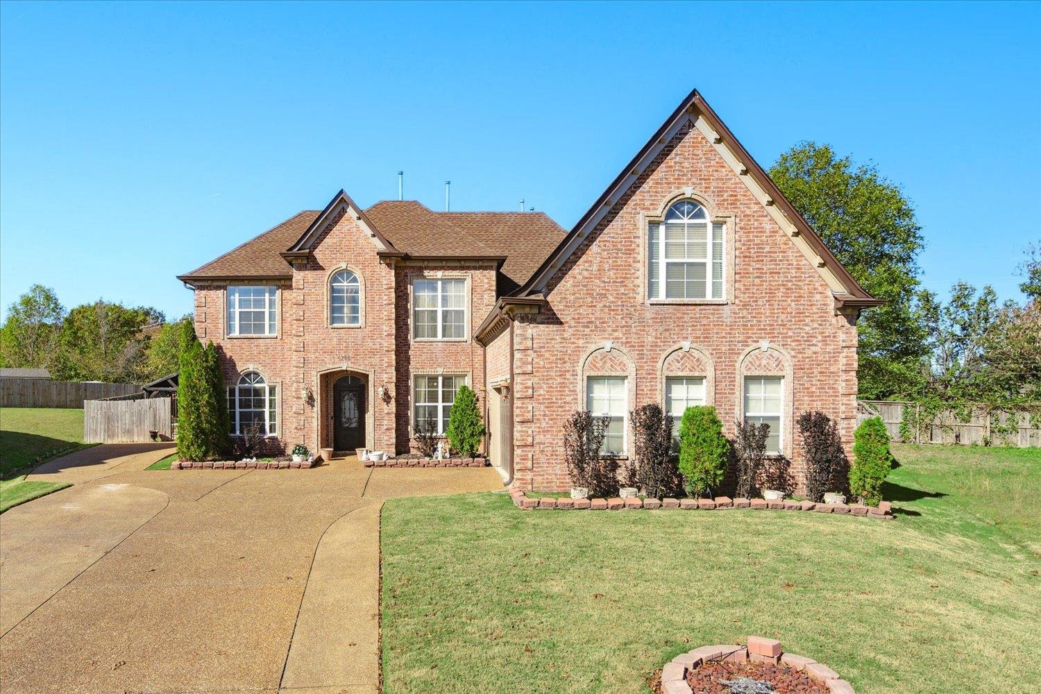 Gorgeous all brick home in a quiet cove.