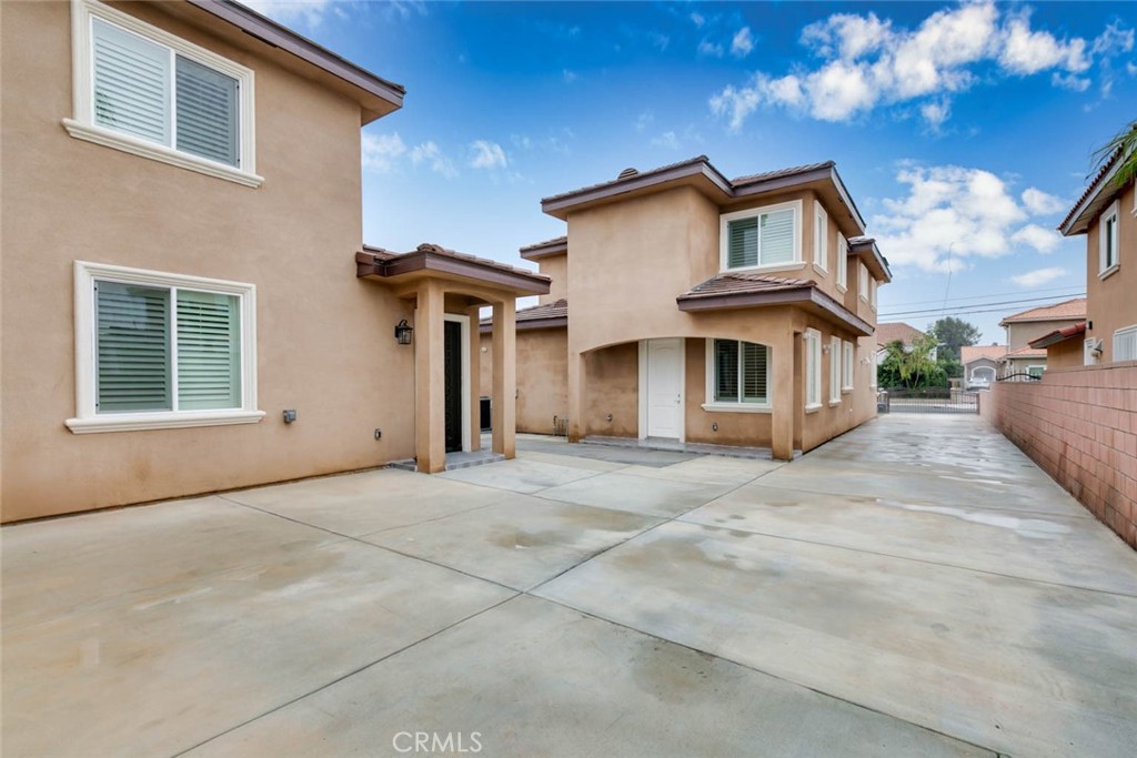 a front view of a house with a garage