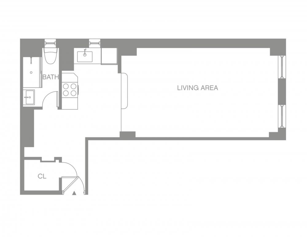 a picture of a room with a floor plan