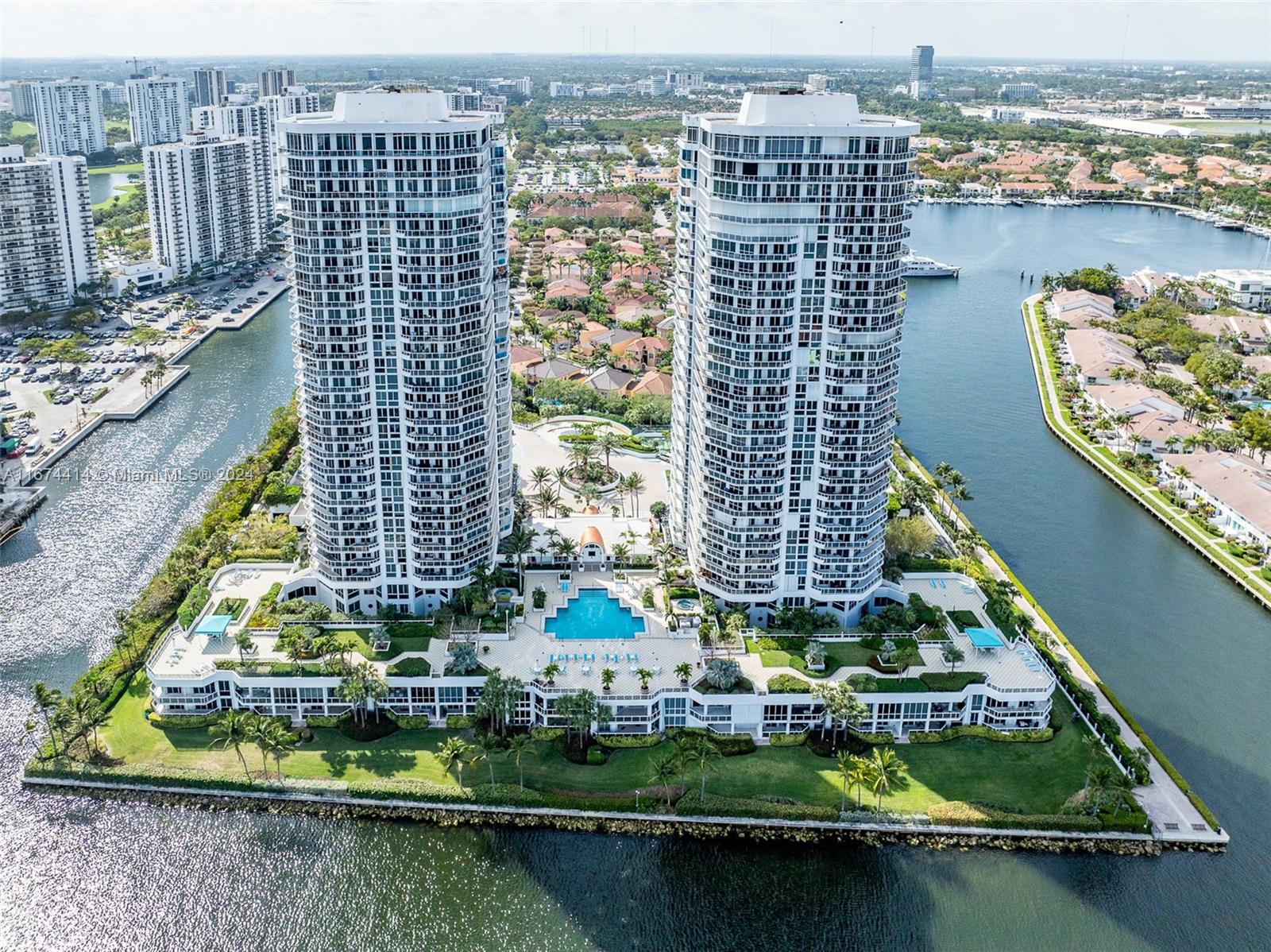 an aerial view of river residential house with outdoor space