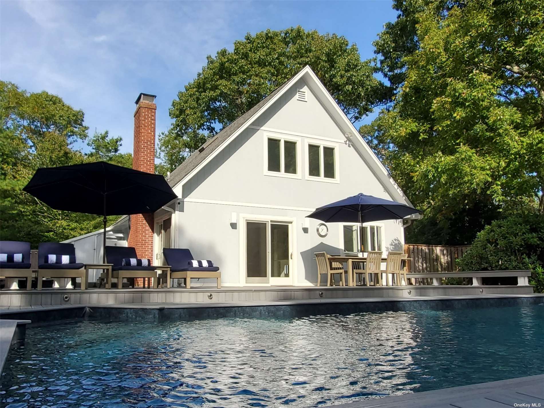 a front view of a house with a boat