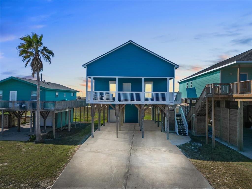 a view of a house with a patio