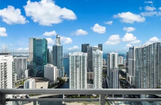 a view of a city with tall buildings