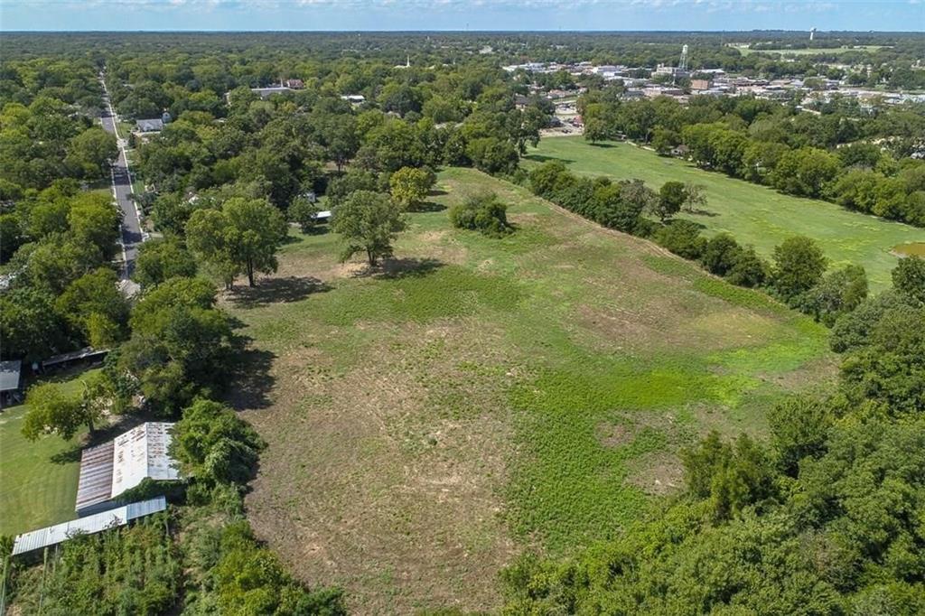 an aerial view of forest