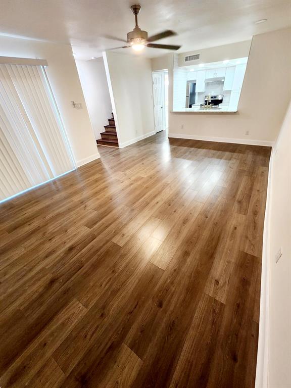 wooden floor in an empty room