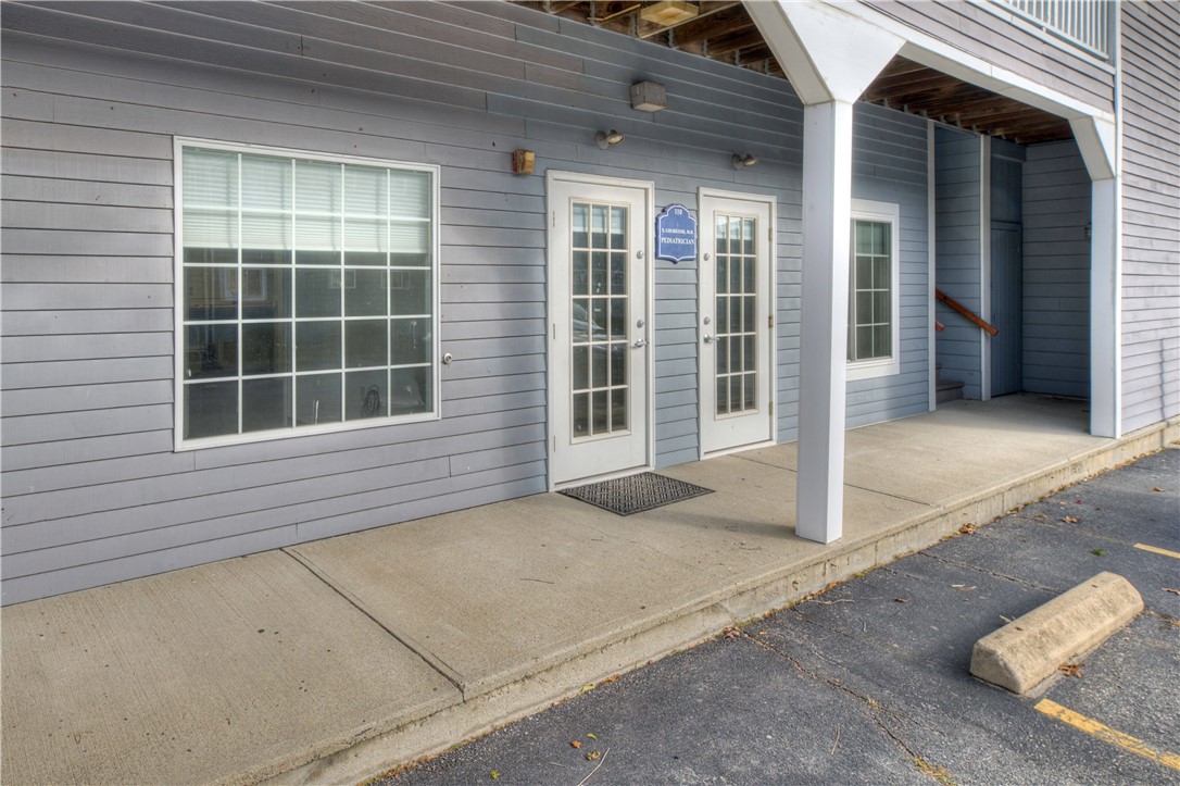 Two front doors. Common Parking