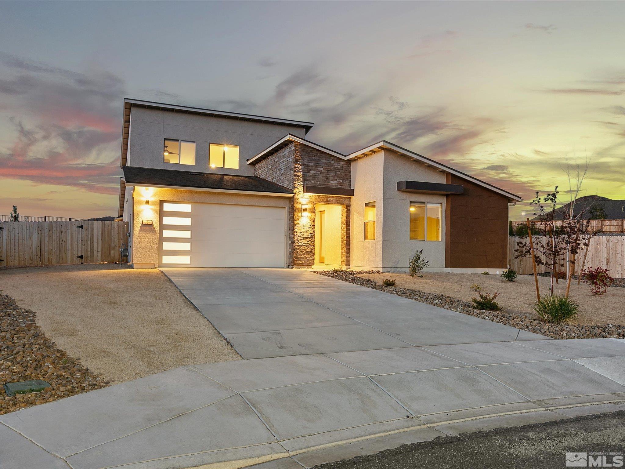 a house view with a outdoor space