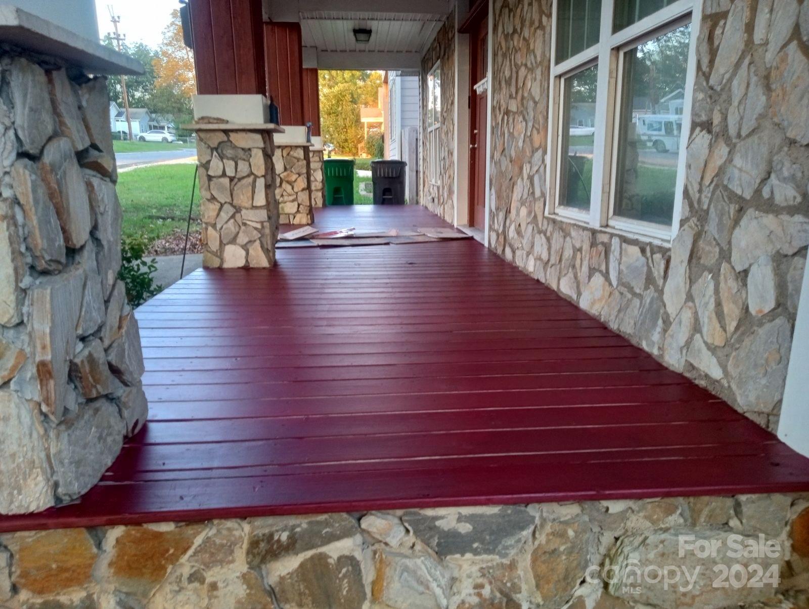 a view of outdoor space and deck