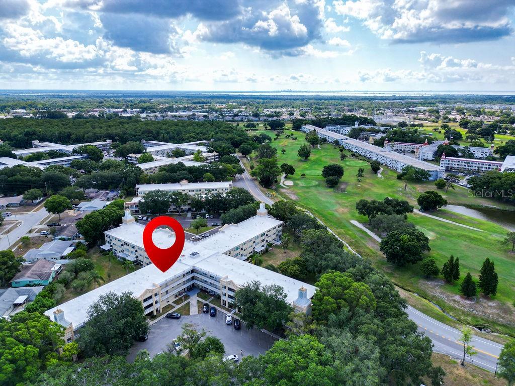 an aerial view of a outdoor