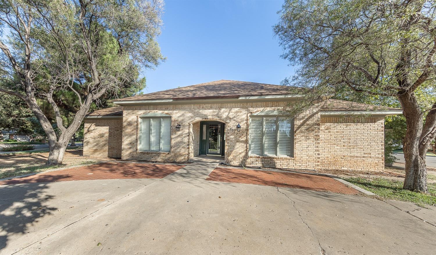 a view of a house with a patio