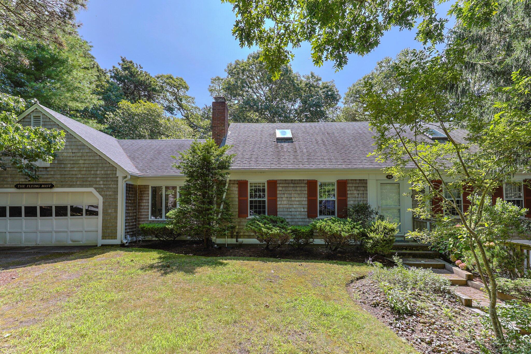 front view of house with a yard