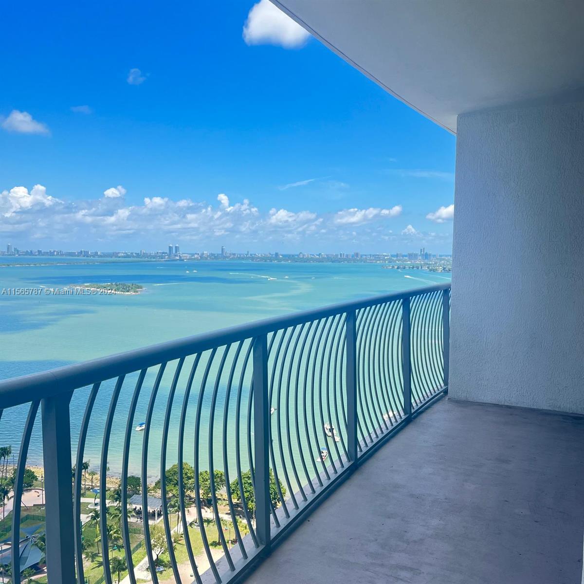 a view of balcony with furniture