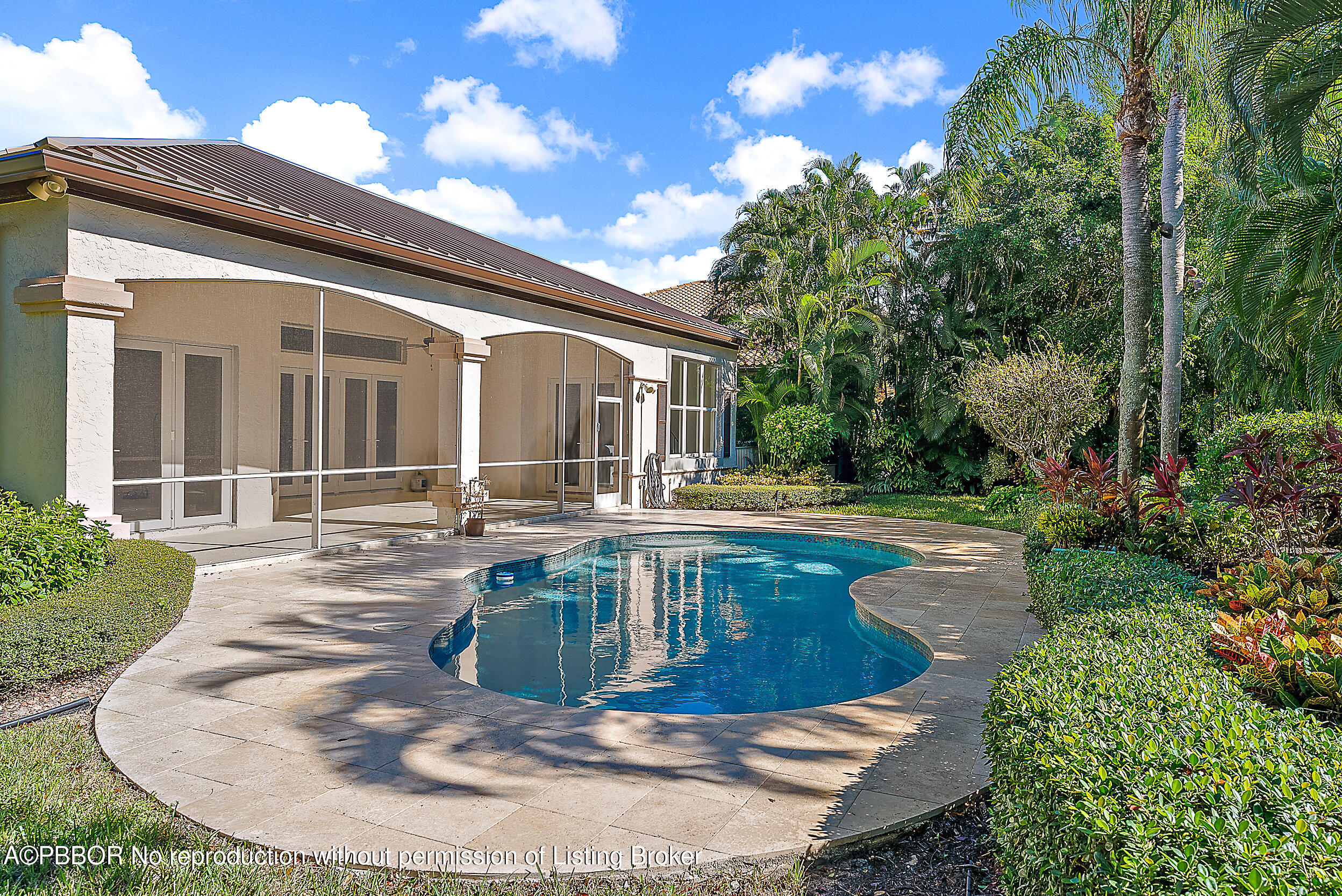 a view of a house with swimming pool