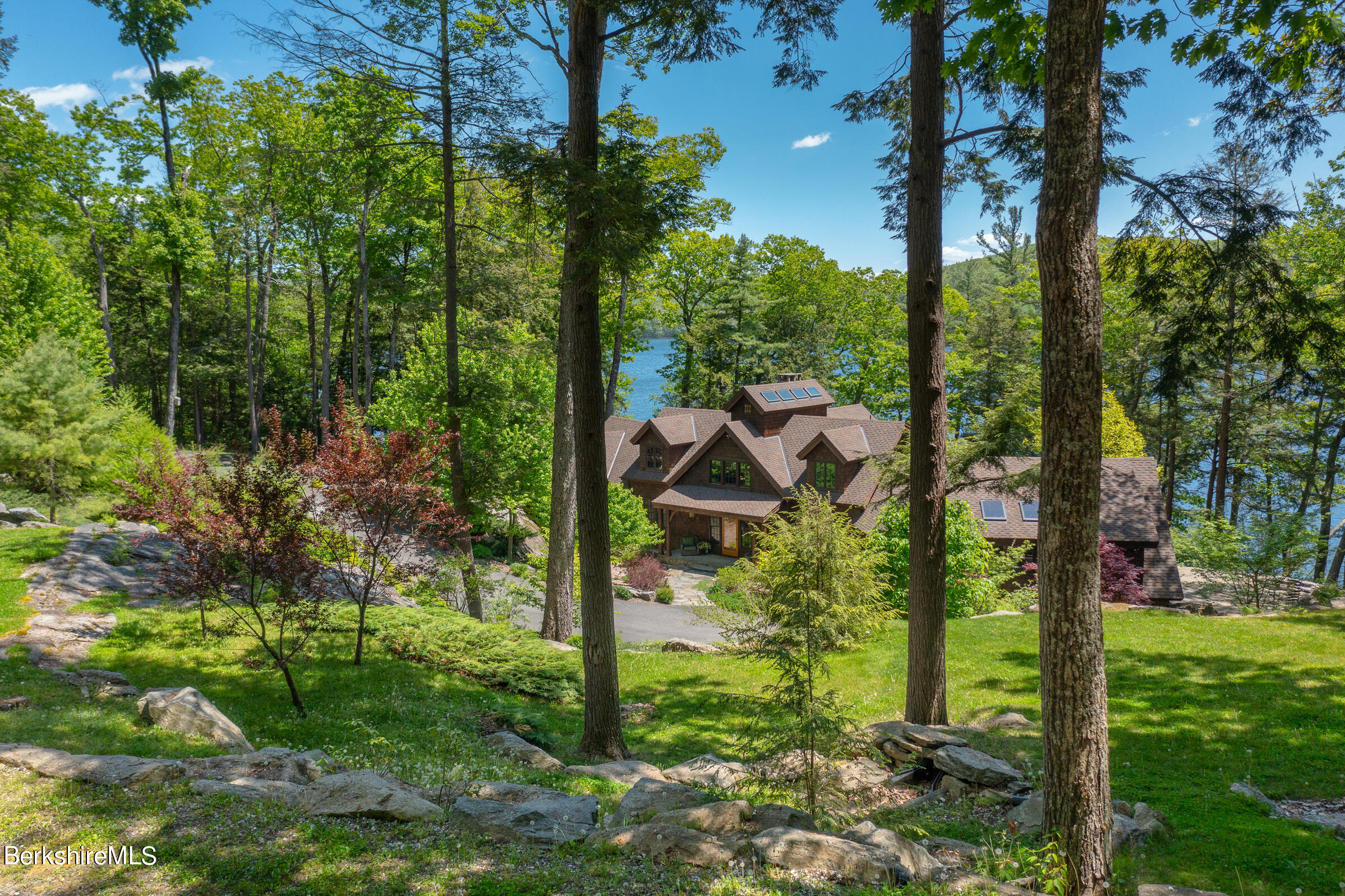 a view of a garden