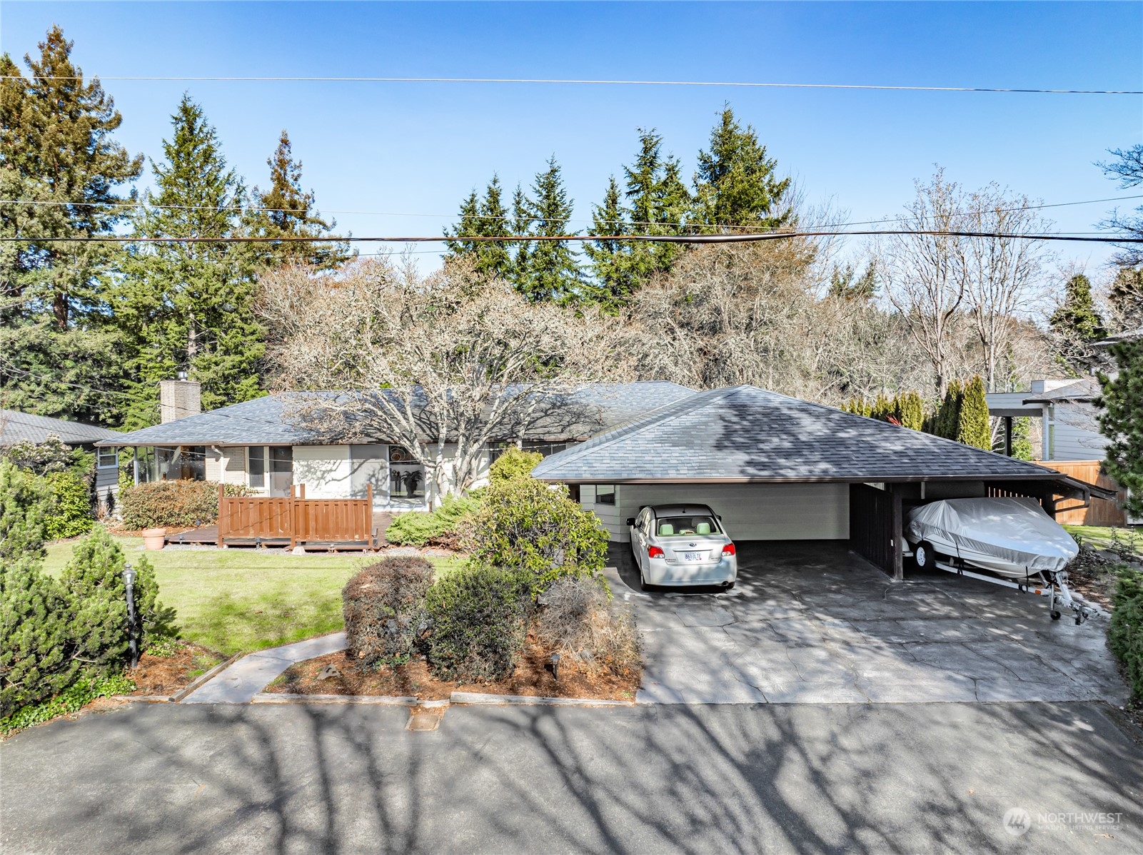 a view of outdoor space and yard