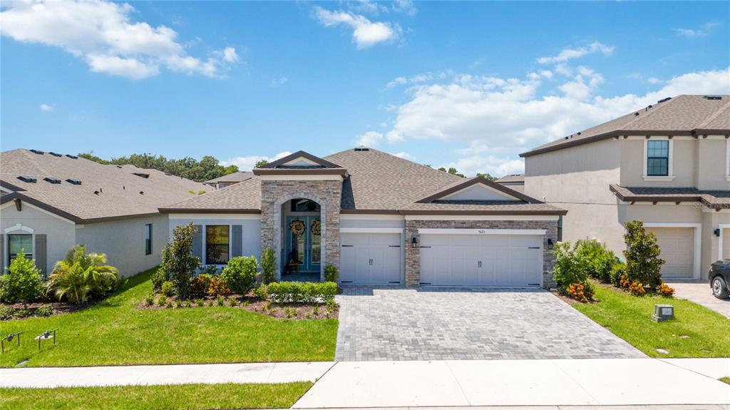 Front of Home with Stone Elevation