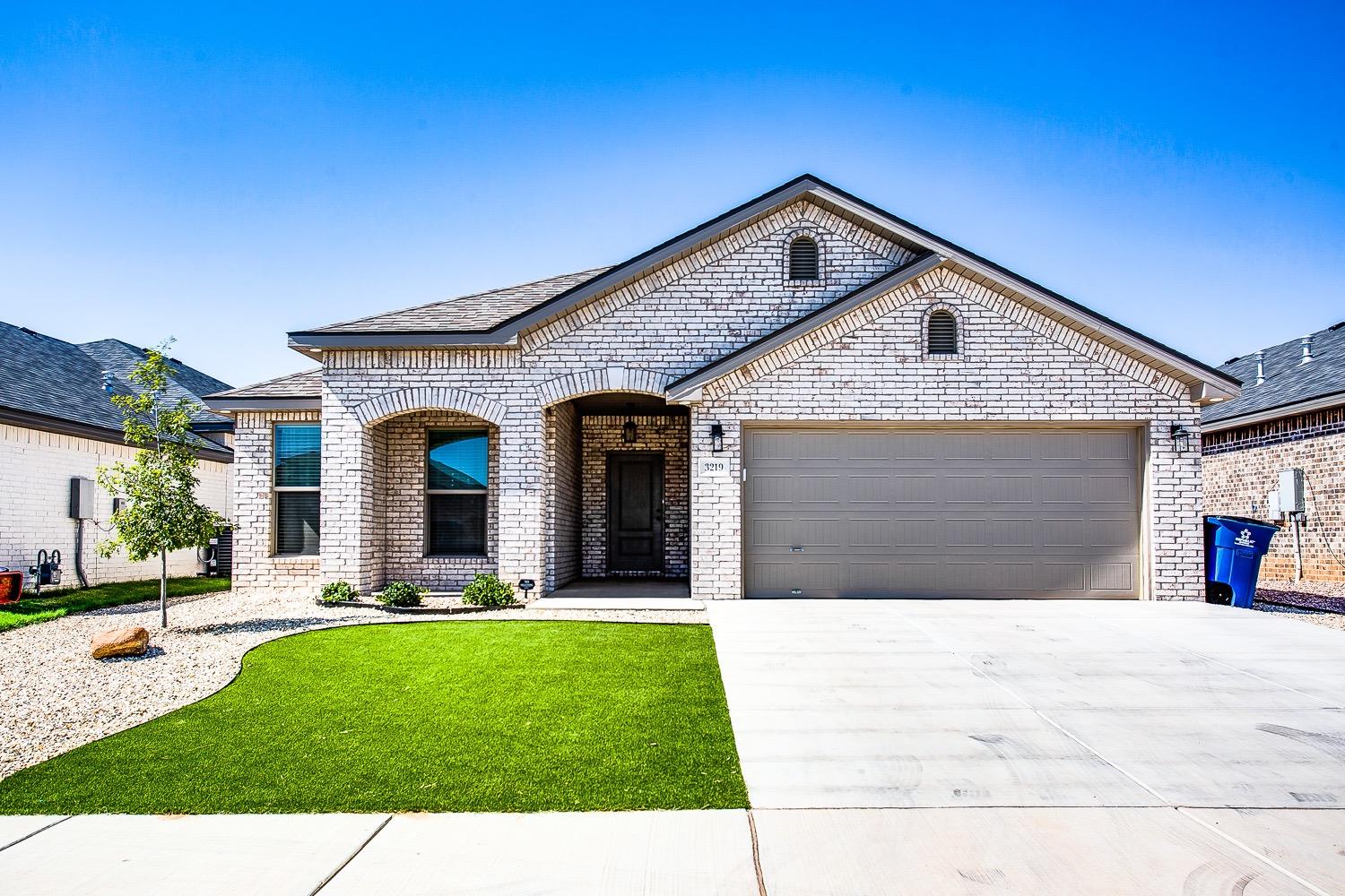 Front Yard with Artificial Turf