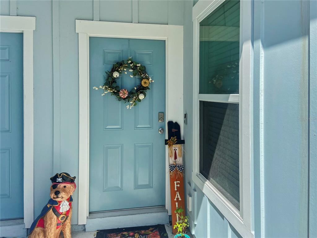 a view of kids room with front door