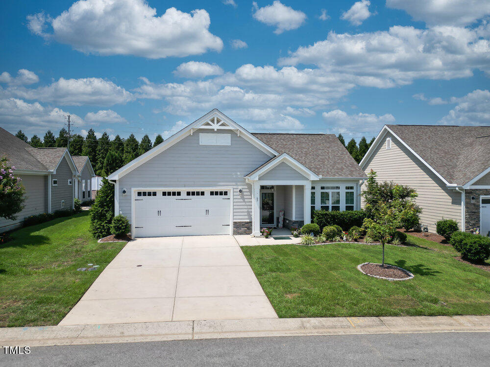 front view of house with a yard