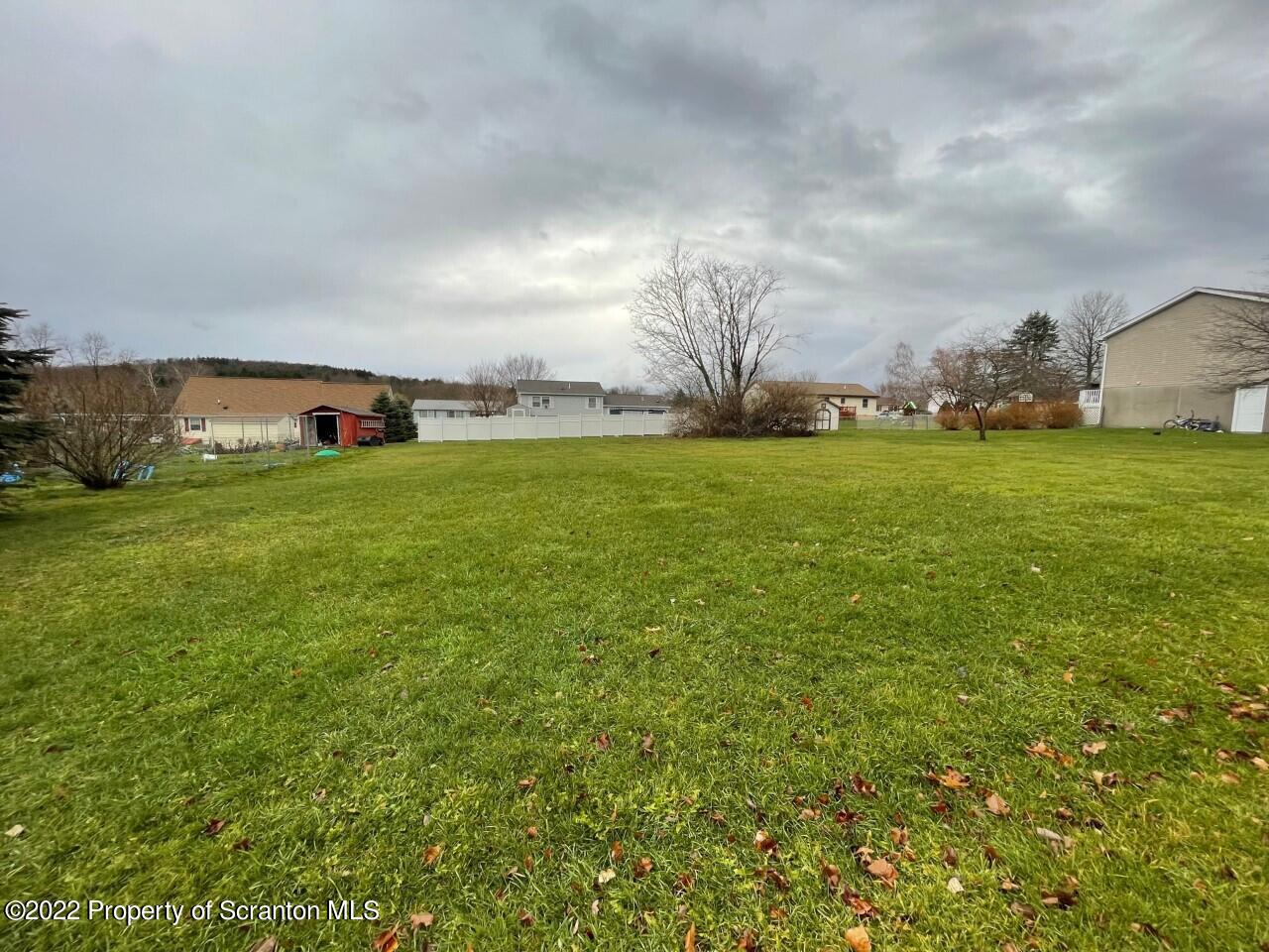 a view of a green field