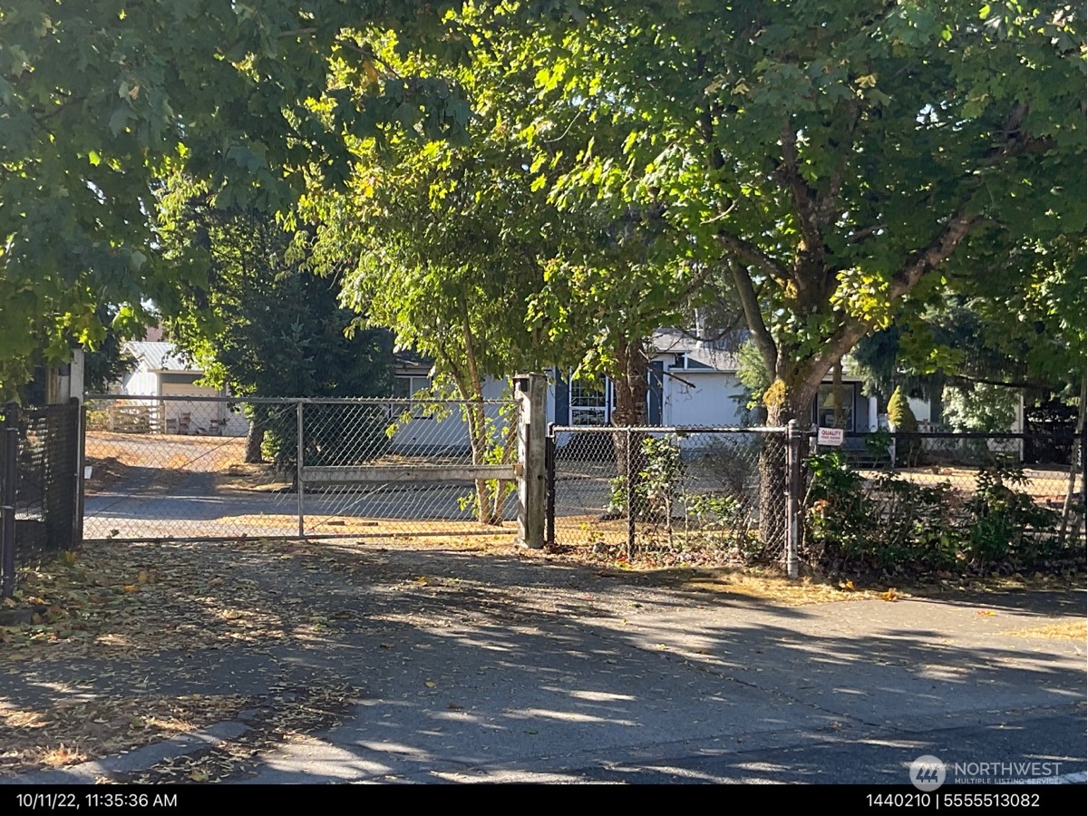 a view of street with trees