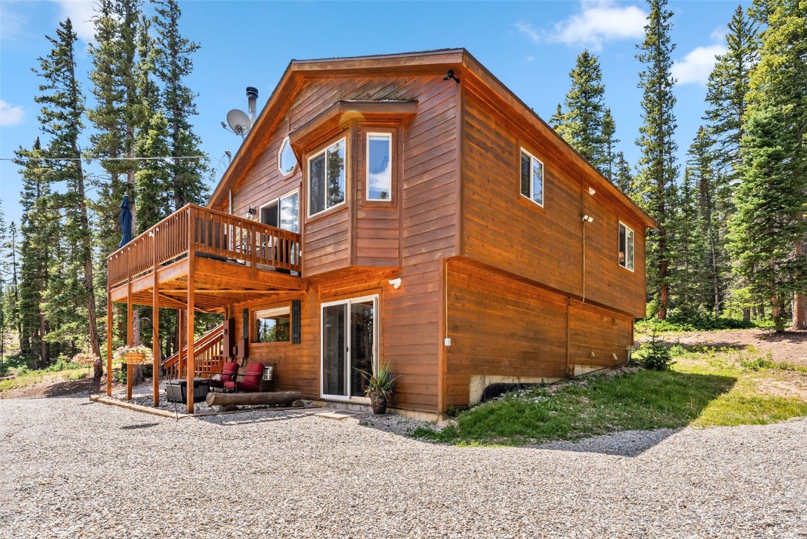 a view of a house with a patio