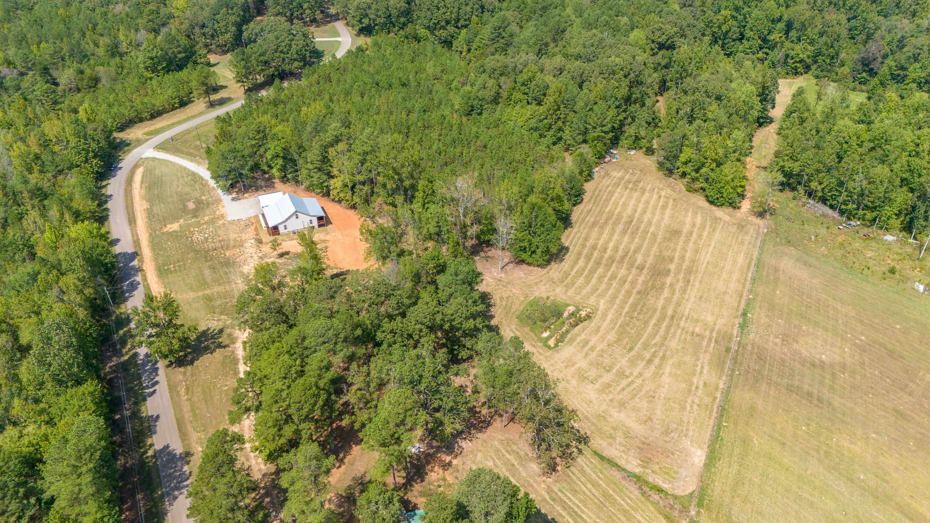 Bird's eye view with a rural view