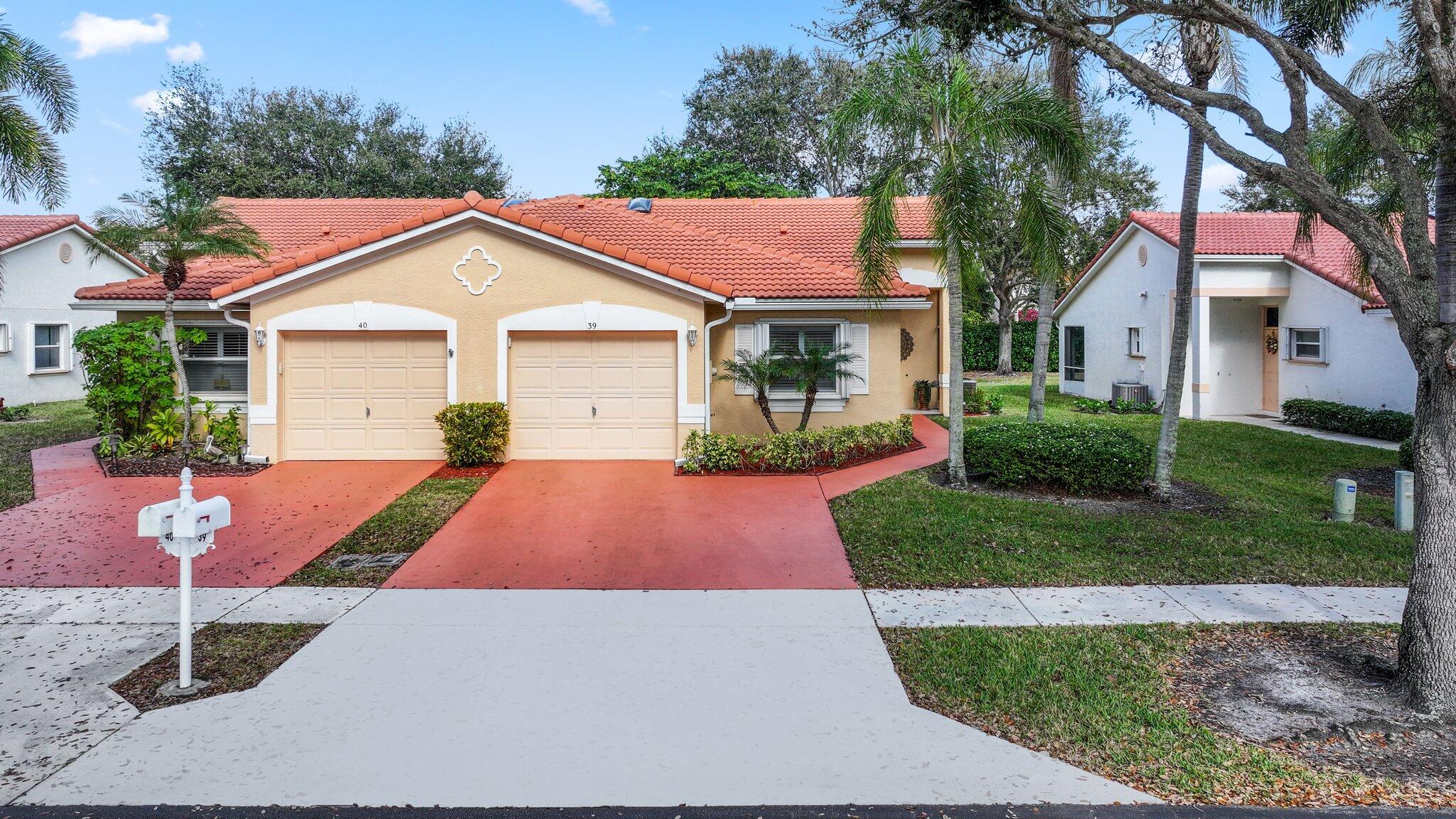 front view of house with a yard