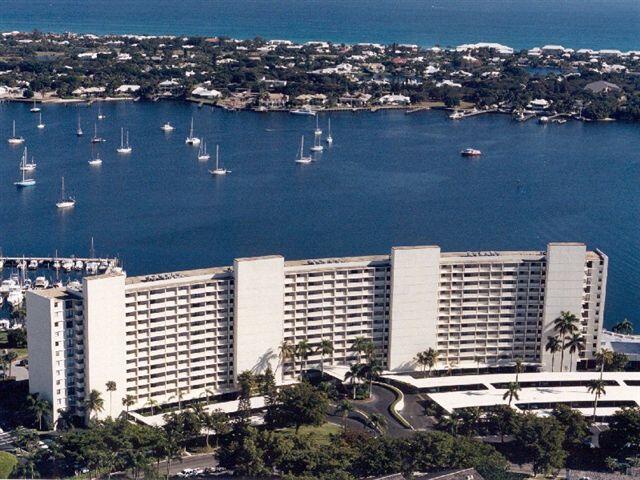 a view of a city with tall buildings