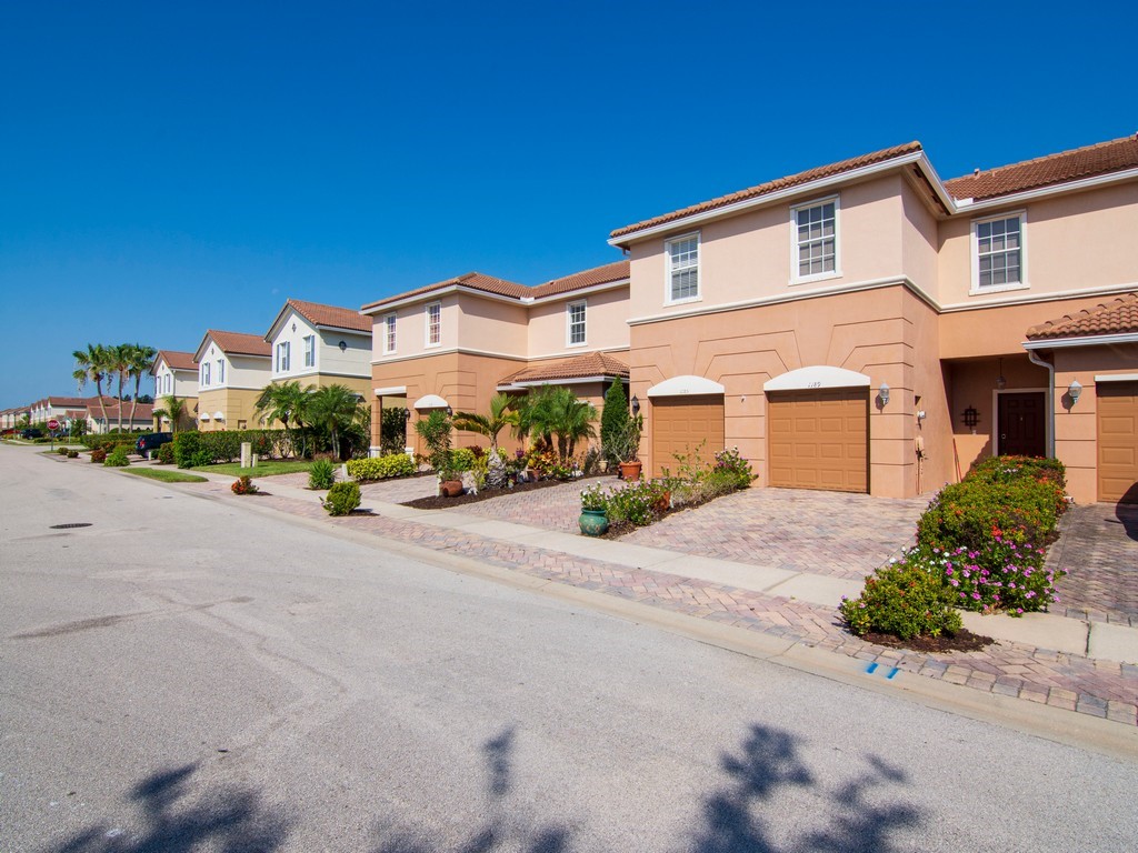 front view of a house with a street view