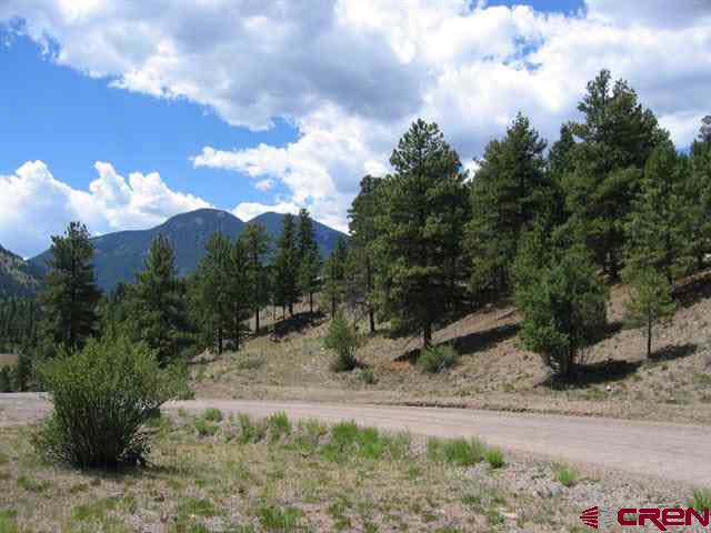 a view of a pathway with a yard