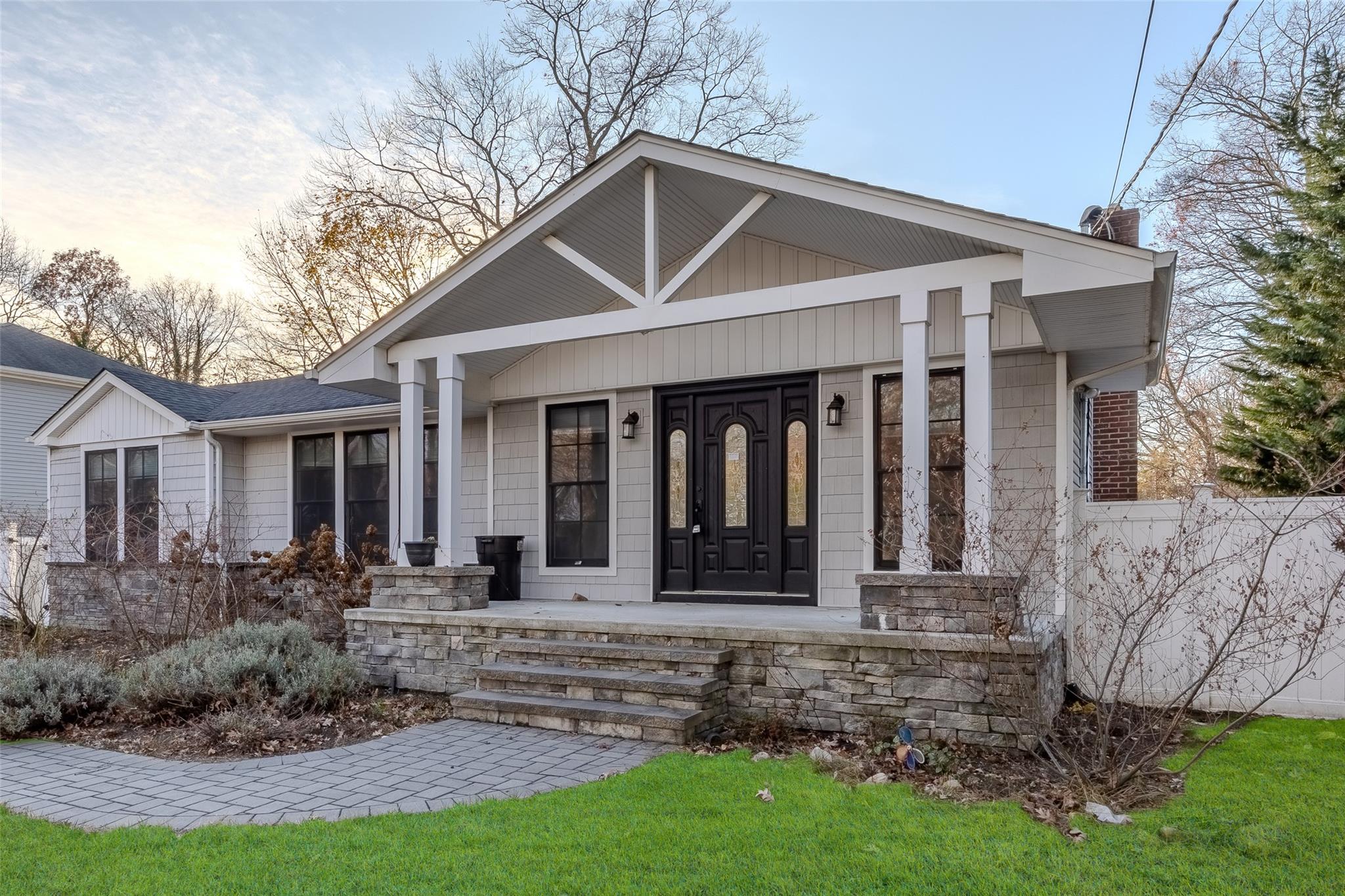 View of front of house featuring a porch