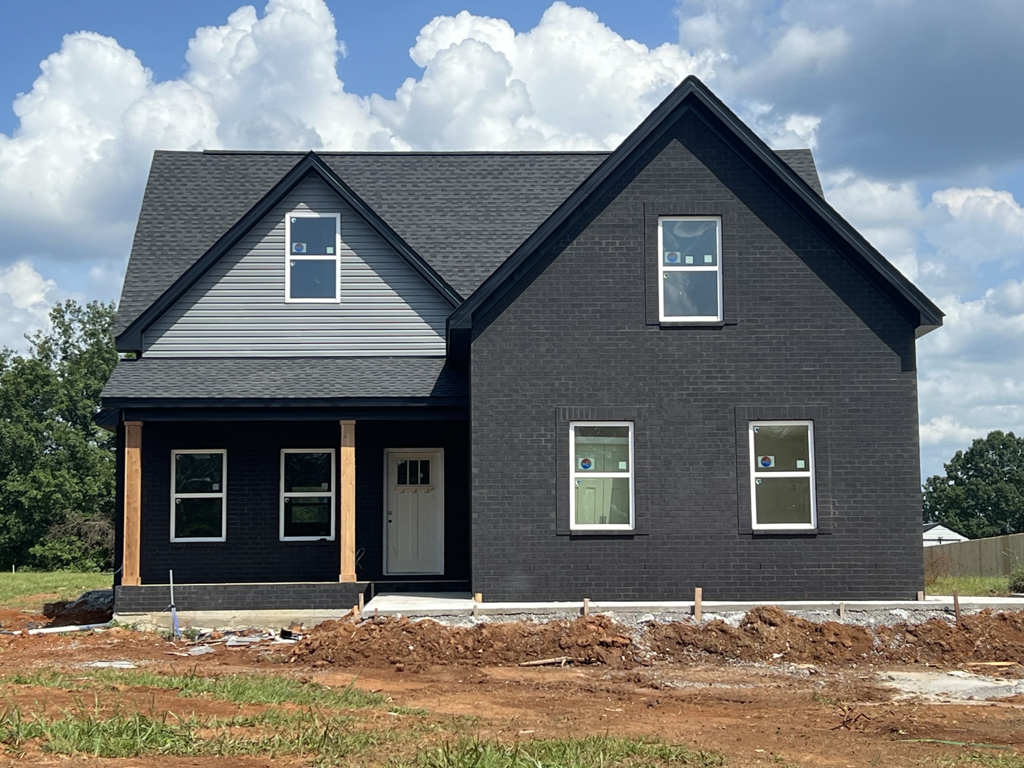 a front view of house with yard