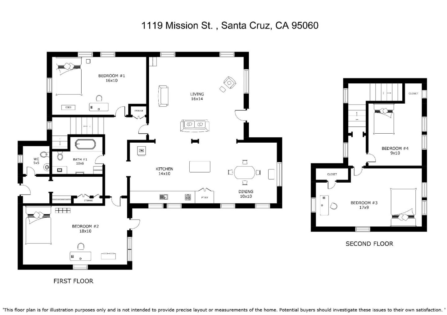 1119 Mission Street Santa Cruz CA 95060 Compass